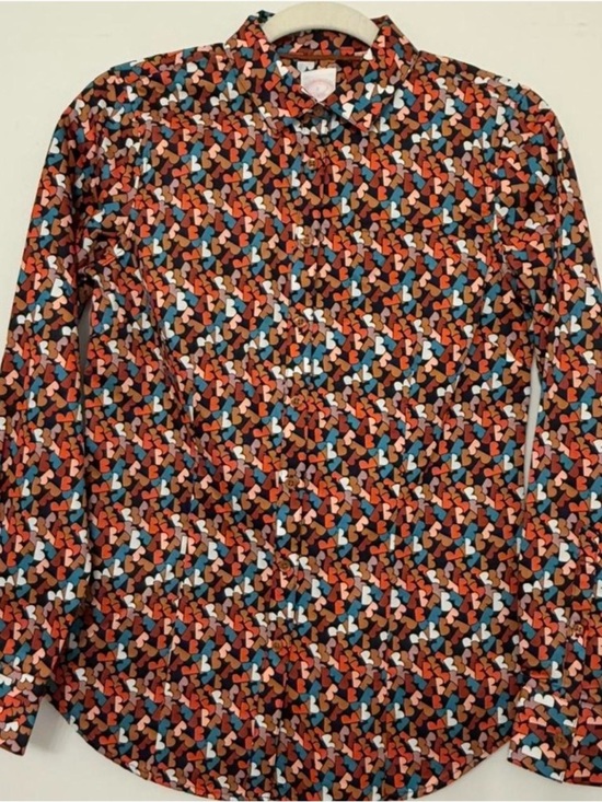 Brooks Brothers Tops - Brooks Brothers “B” Print Button-Up Shirt in Multi-Color